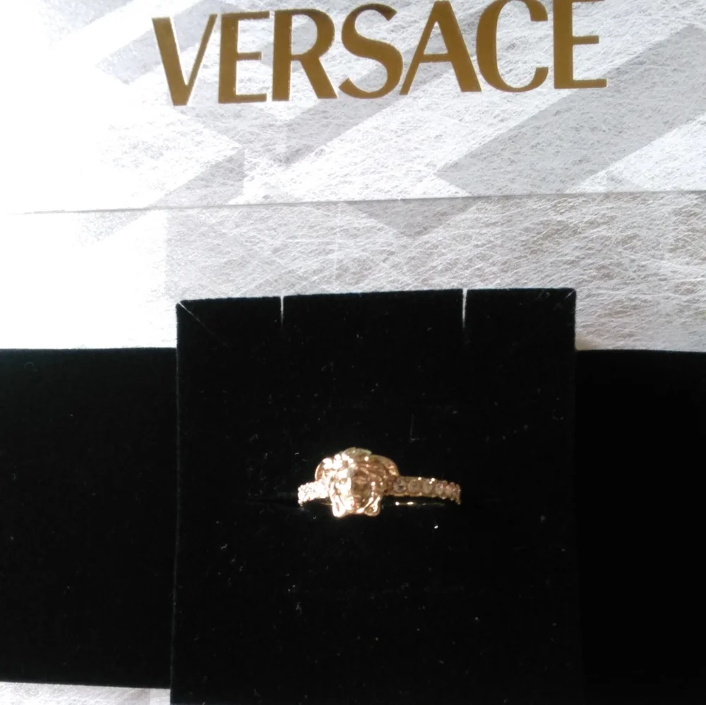 Stunning Versace Ring (Light Gold/Crystal) - Picture 7 of 13